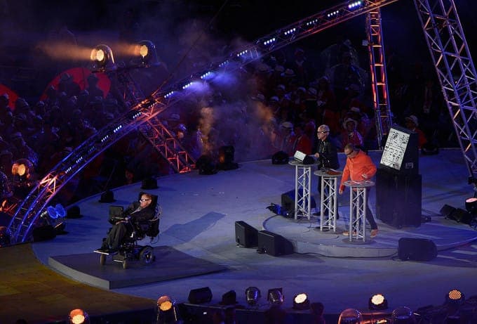 Watch Orbital duet with Stephen Hawking at last night’s Paralympics Opening Ceremony