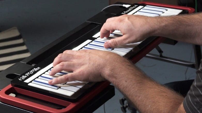This expressive MIDI keyboard responds to different dimensions of touch and pressure