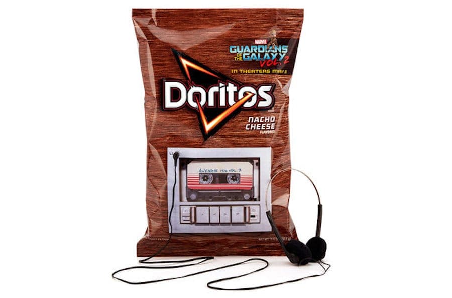Guardians Of The Galaxy-themed Doritos bag has a headphone jack and plays music