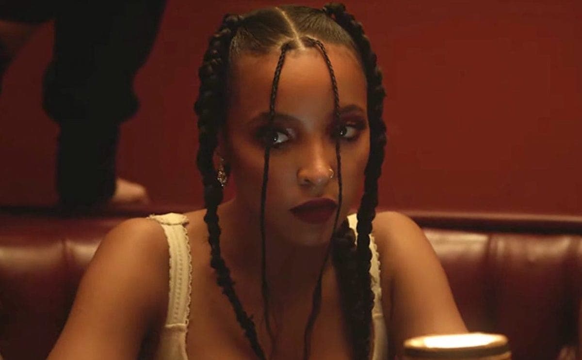 Screen grab from Tinashe video