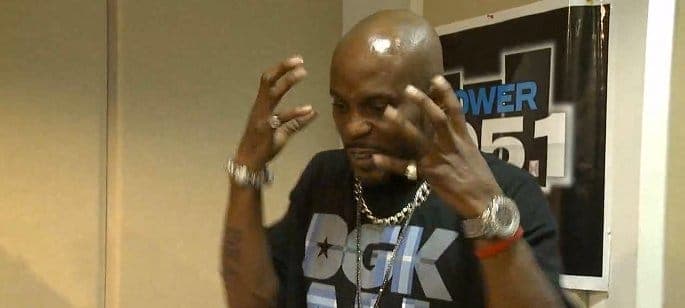 DMX Googles himself for the first time, completely loses the plot