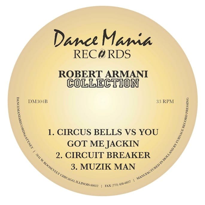 Relaunched Dance Mania announces releases by Robert Armani, Paul Johnson, DJ Funk, and Waxmaster