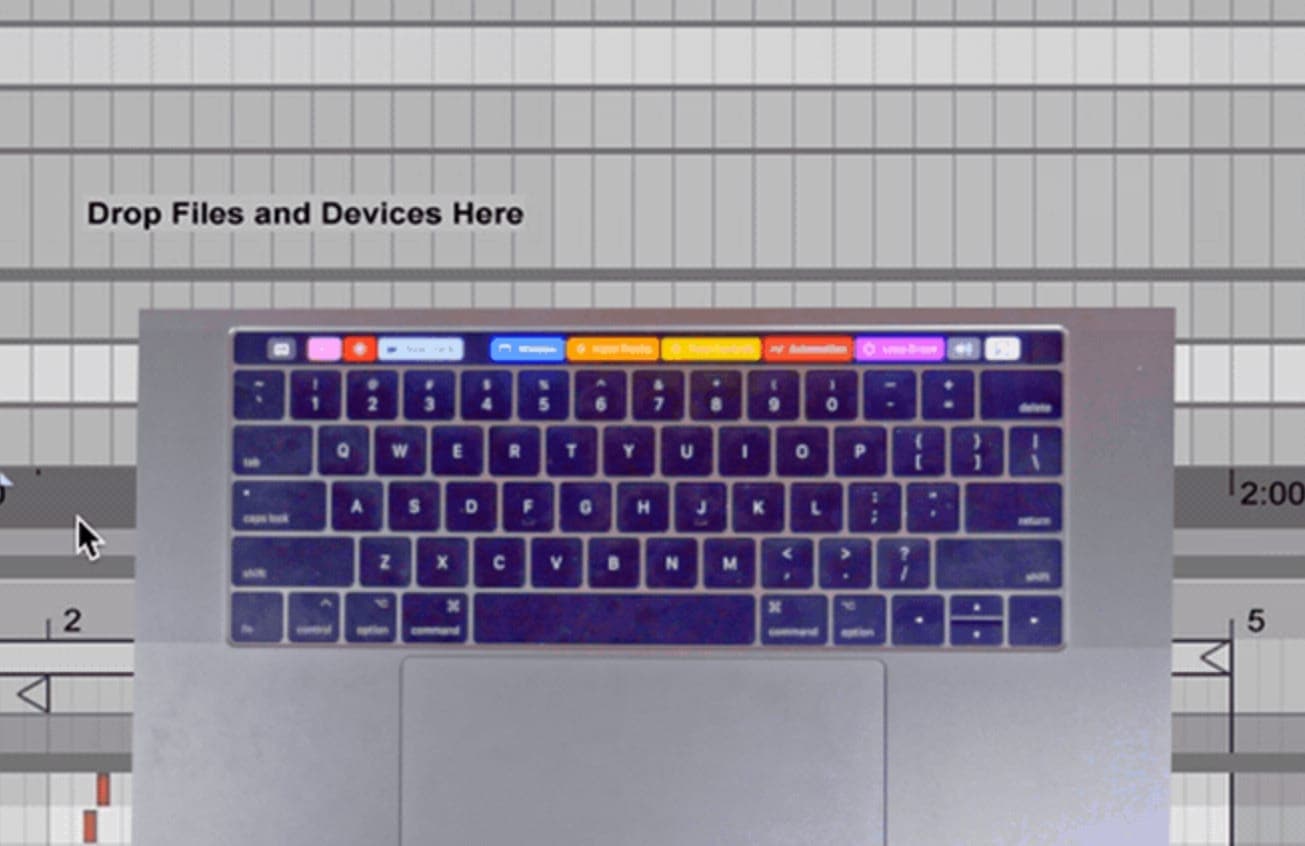 Ableton Live Touch Bar app