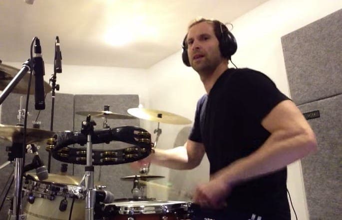 Chelsea goalkeeper Petr Cech has been uploading his drum covers of Foo Fighters and Coldplay to YouTube