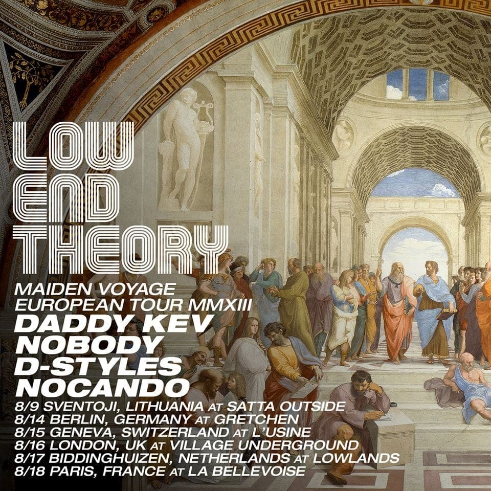 Low End Theory to shortly set off on maiden European voyage