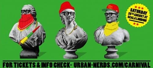 Kode9, Breakage and Mala & Coki to play Urban Nerds Carnival warm-up