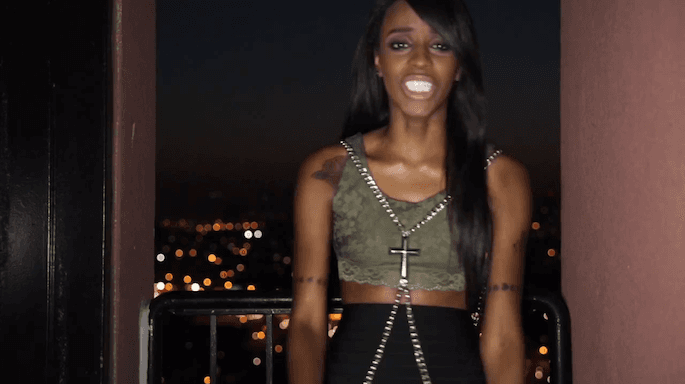 Watch the video for Angel Haze’s reworking of Missy Elliott’s ‘Gossip Folks’
