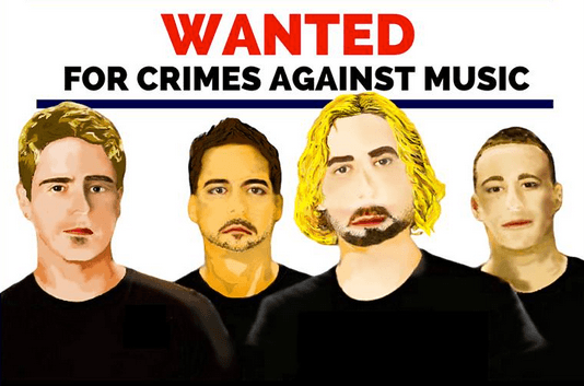 The Queensland Police Department warn public of Nickelback's "crimes against music"