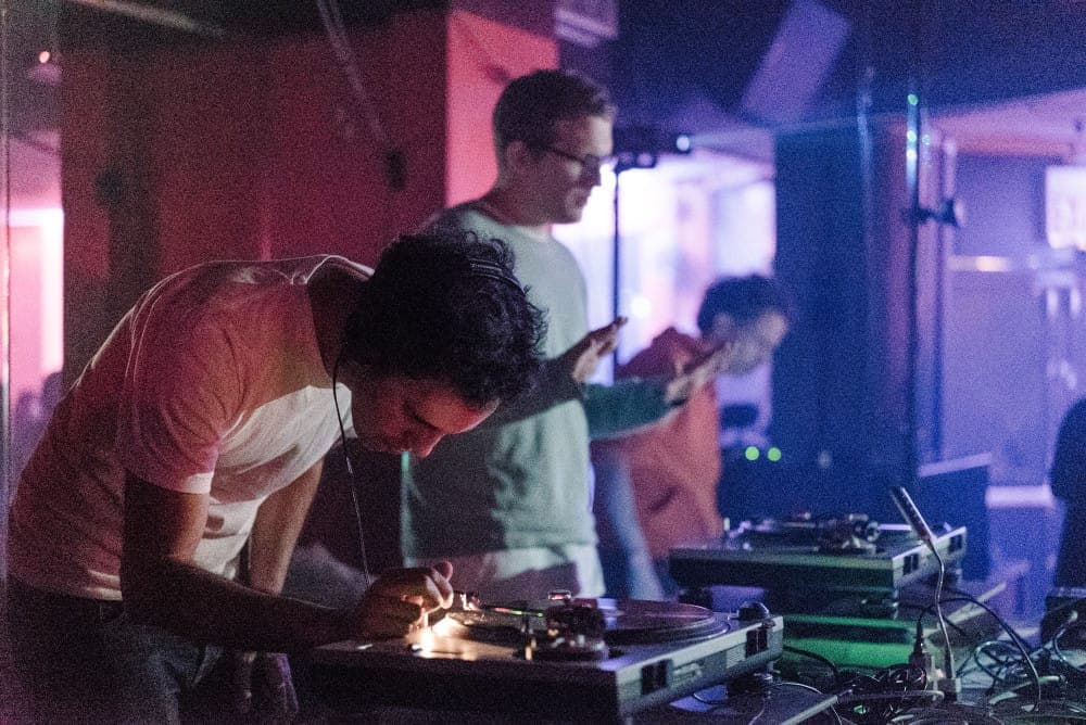 Photos: Four Tet and Floating Points at Brooklyn’s Sugar Hill Disco