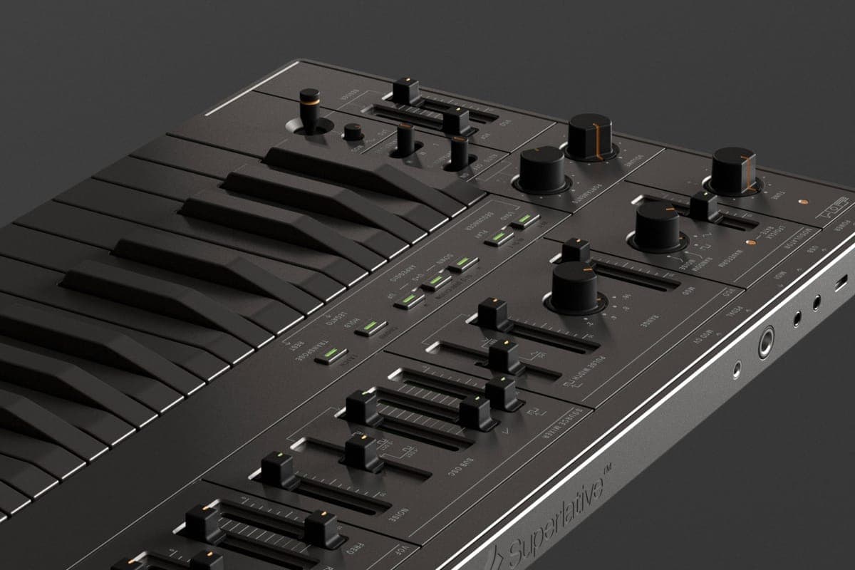 Superlative's rechargeable SB01 synth channels the classic SH-101