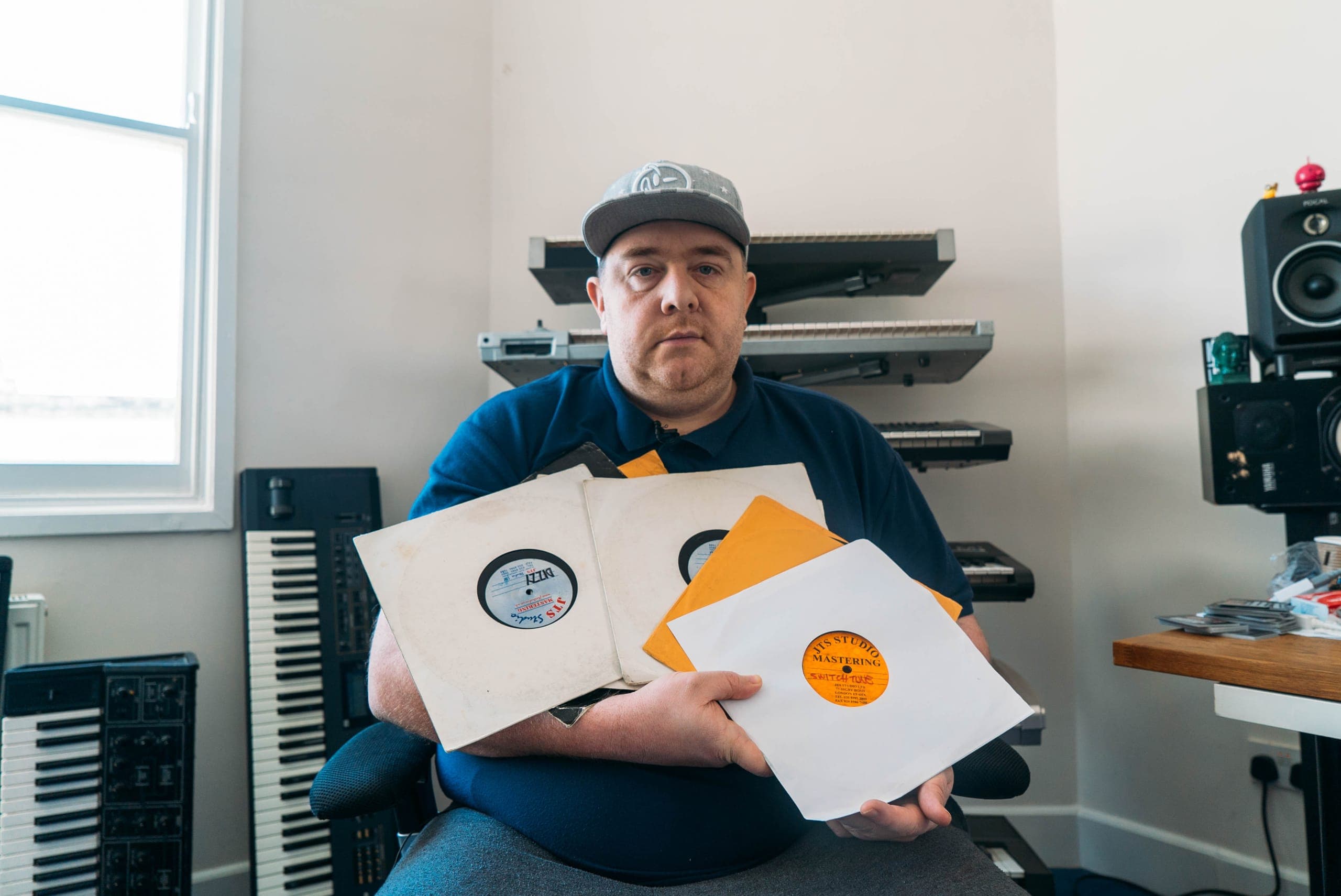 Watch DJ Slimzee guide us through his prized dubplate collection
