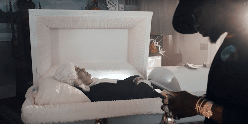 Migos use money to re-animate dead presidents in the video for ‘Deadz’