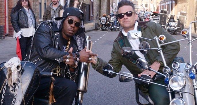 More details emerge of Dizzee Rascal's new album The Fifth; check shots of his bizarre new video with Robbie Williams, 'Goin' Crazy'