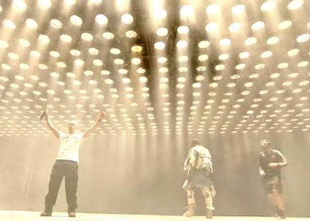 Comedian Lee Nelson invaded Kanye West's Glastonbury set