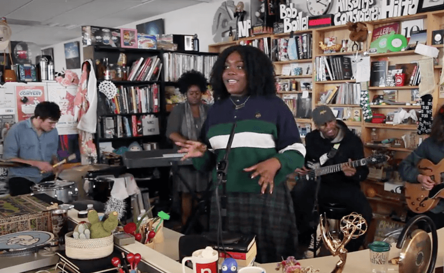 Noname brings her band along for new NPR Tiny Desk Concert