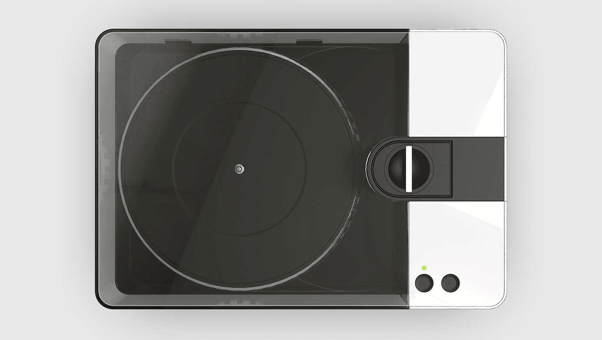This portable vinyl lathe lets you cut your own records at home