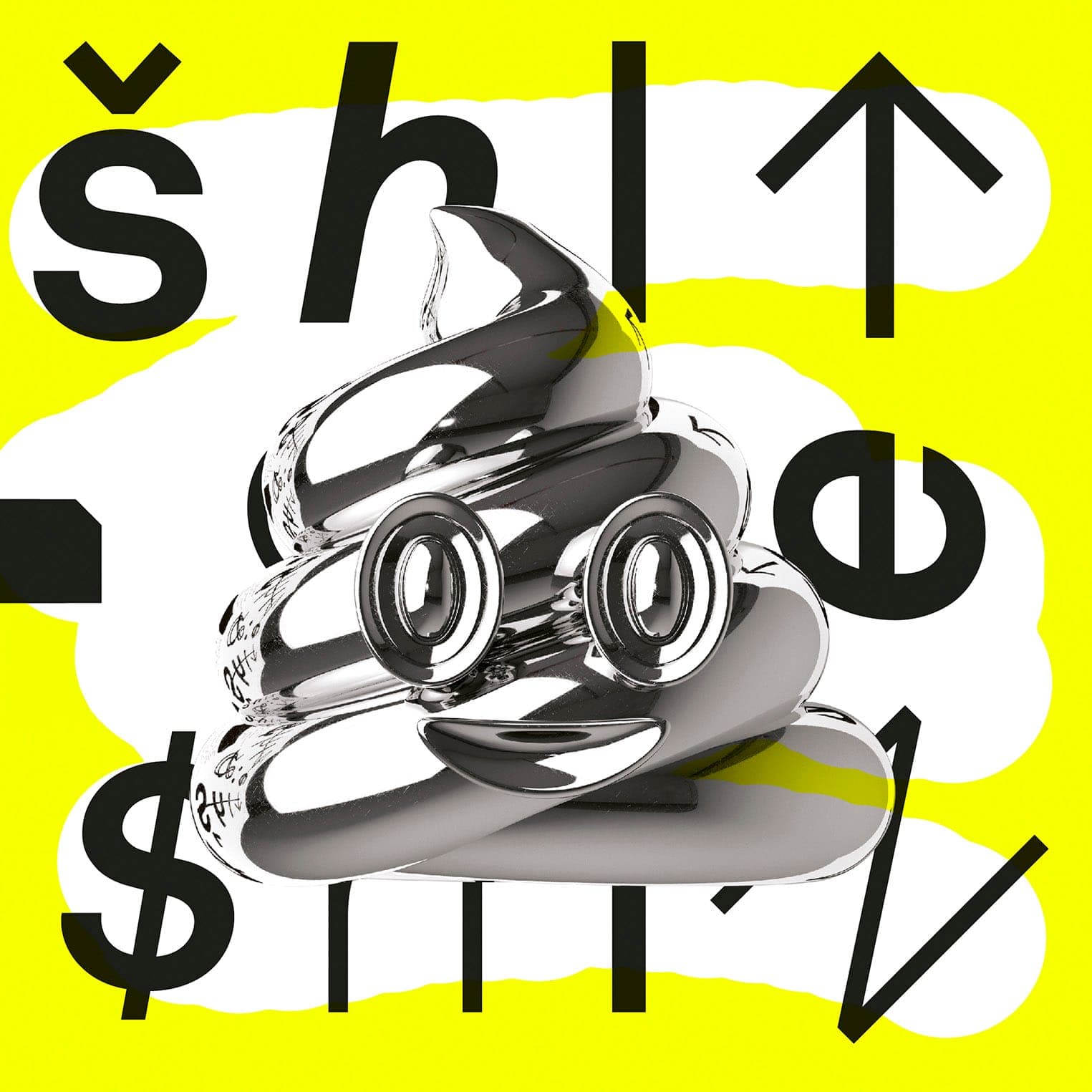 $hit and $hine announce new album Total Shit with giant interactive spinning poo emoji