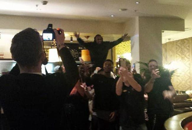 Kanye West got Nandos before tonight's BRIT Awards