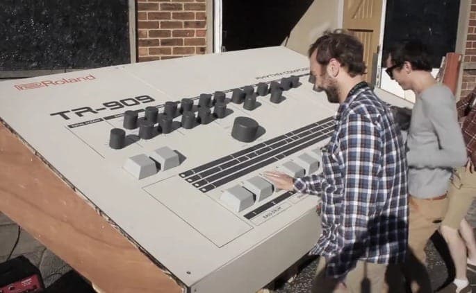 Some Scottish geniuses have built a nine-feet-long Roland TR-909