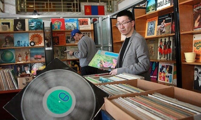 One of the world's most isolated vinyl record shops opens in Mongolia