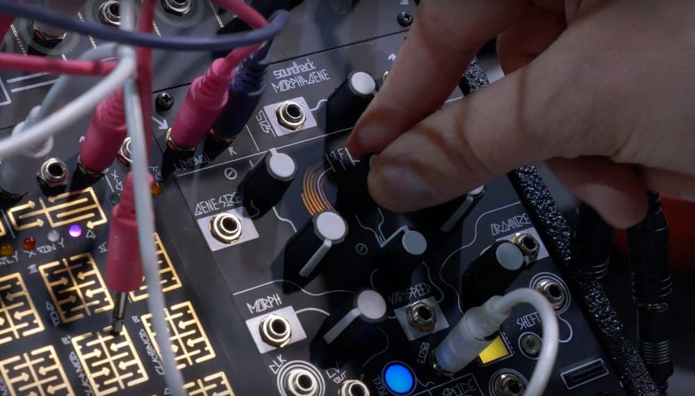 Watch Make Noise's new Morphagene tape music module at NAMM 2017