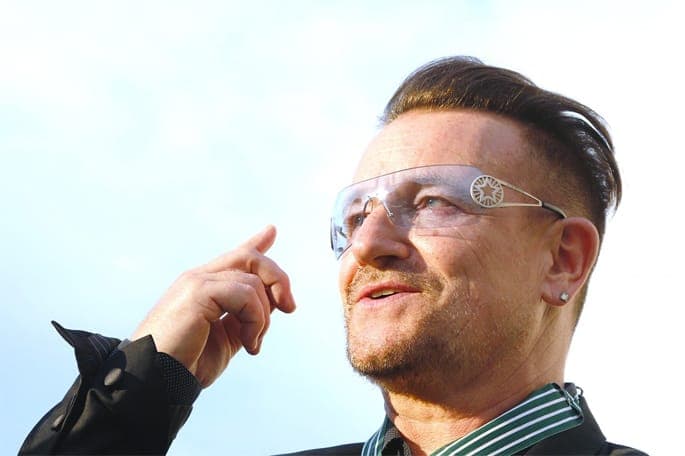 Bono hospitalised following cycling accident