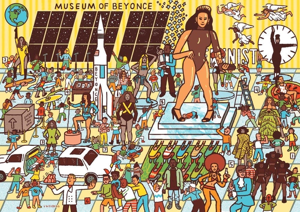 Search for Beyoncé in this amazing Where's Waldo-style picture book