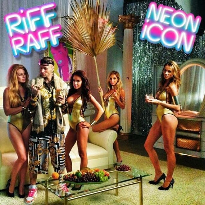 Riff Raff shares garish cover art for upcoming full-length Neon Icon