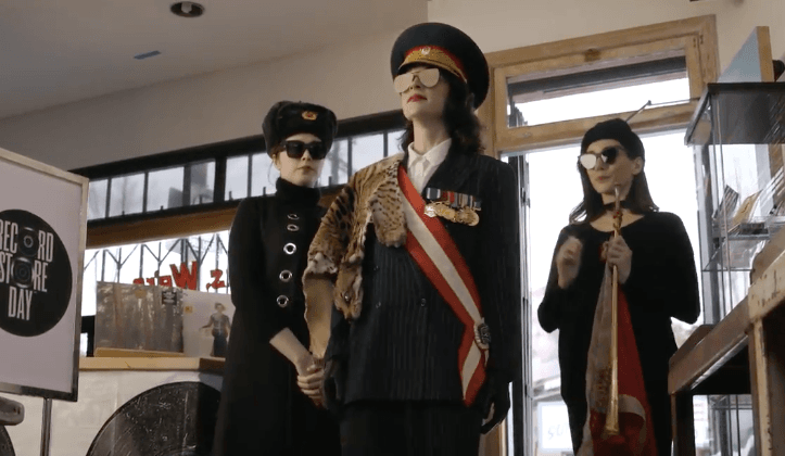 St. Vincent is the ambassador for the mysterious island of Recordstoreda in Funny Or Die sketch