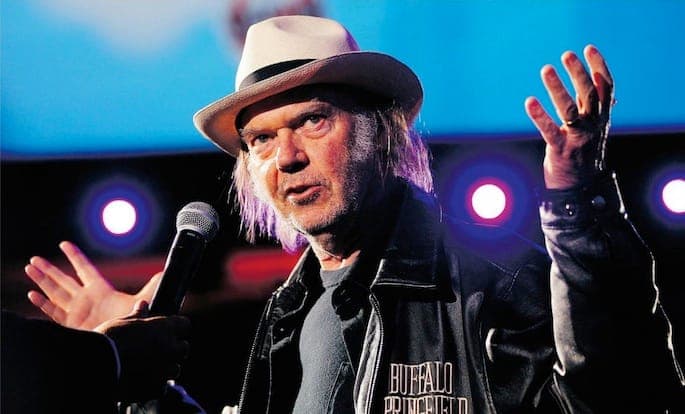 Neil Young details music service, speaks about being referenced in Kurt Cobain's suicide note