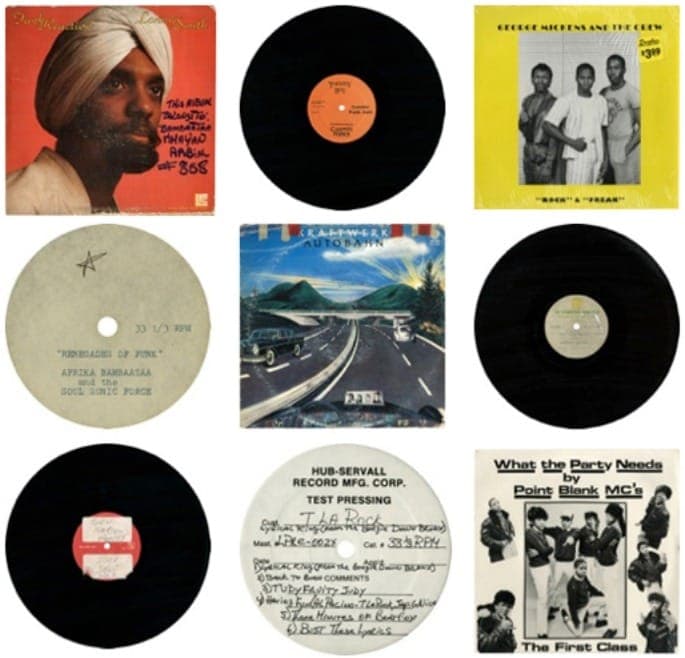 Afrika Bambaataa’s 40,000-strong vinyl archive on show at New York art gallery