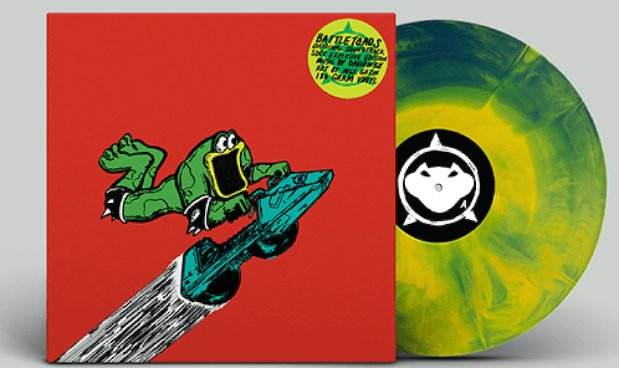 Rare prep vinyl release of the Battletoads soundtrack for Comic Con