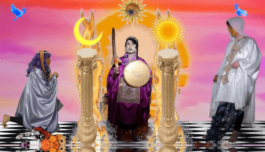 Bamboo engage in tarot-like psychedelia in 'Hexagonal' video