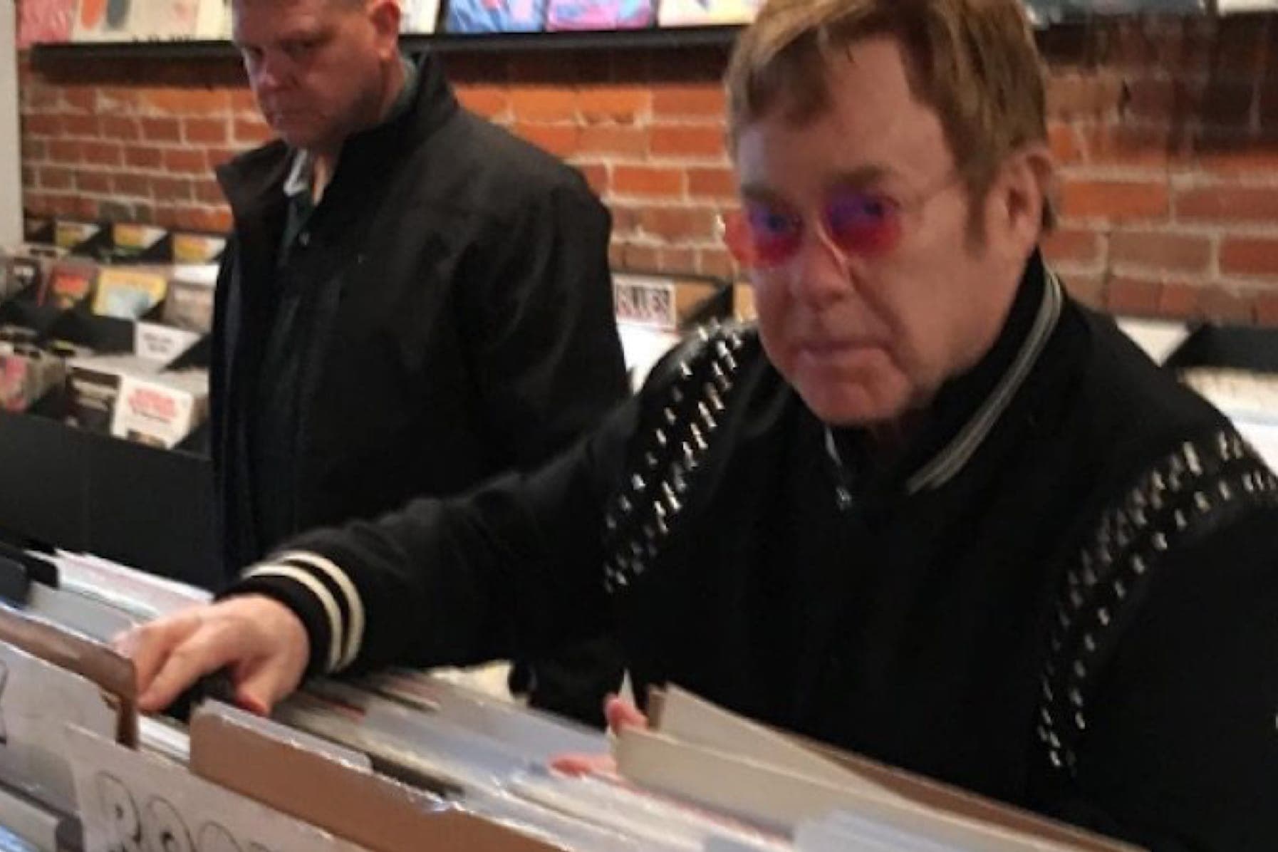 Elton John just spent a fortune on vinyl in Vancouver