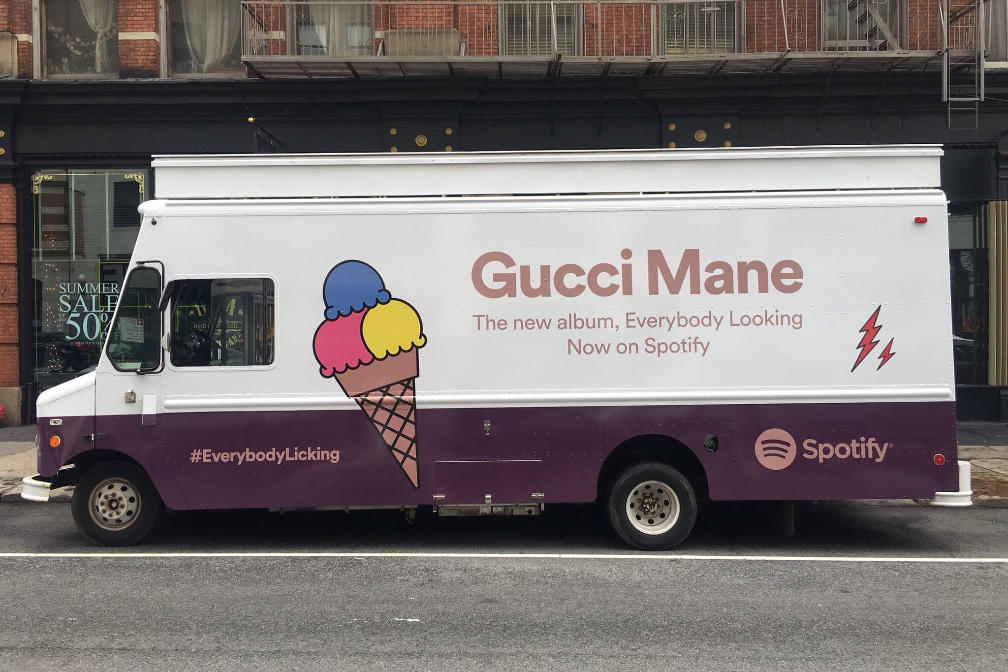 Spotify has bought Gucci Mane a real ice cream truck