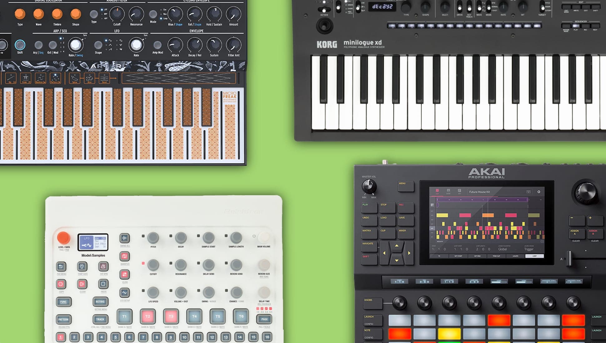 All the synths, controllers and gear we’ll be making music with in 2019