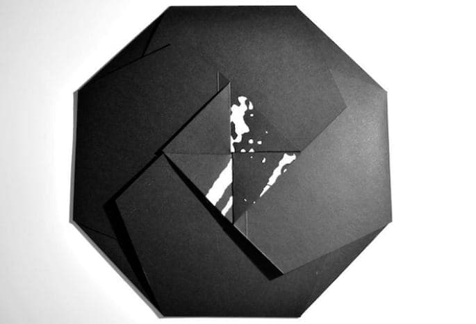 Check out this fold-out origami record sleeve designed by UK label A Future Without