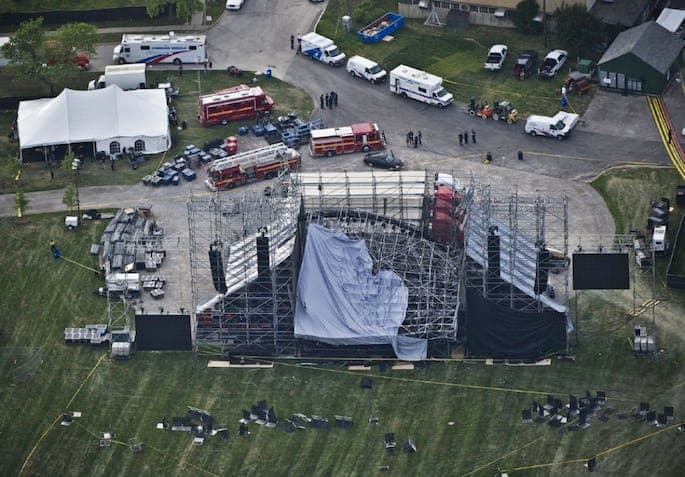 Live Nation charged in connection with last year's Radiohead stage collapse