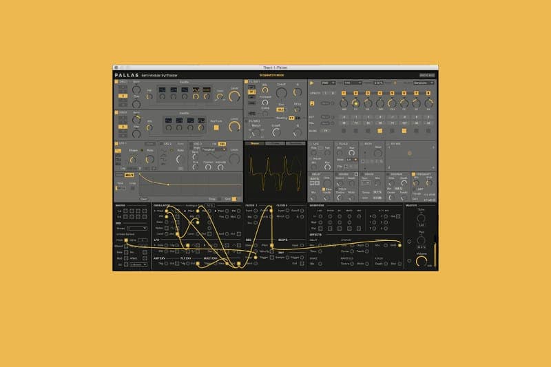 Pallas is a new patchable semi-modular synth for Ableton Live