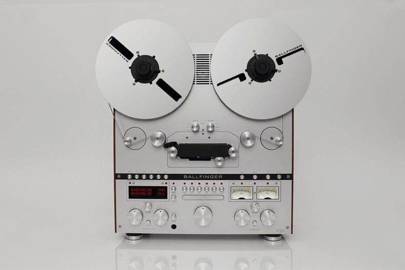 German brand Ballfinger unveils new reel-to-reel tape machine and turntable