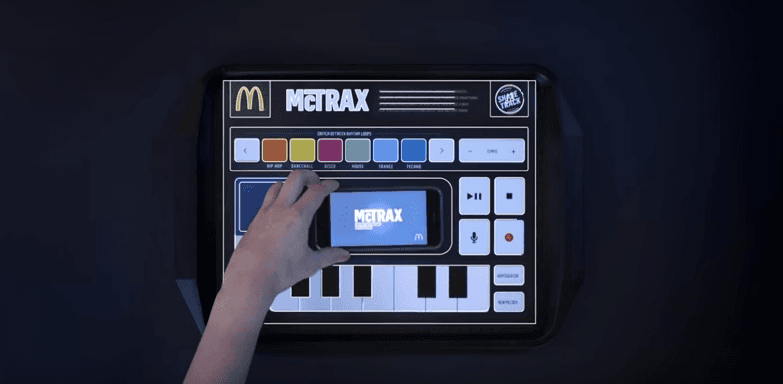 McDonald’s lets you make beats while you eat with its McTrax placemat