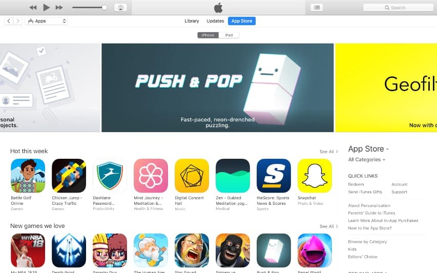 Apple’s latest iTunes update reduces the clutter by removing iOS App Store