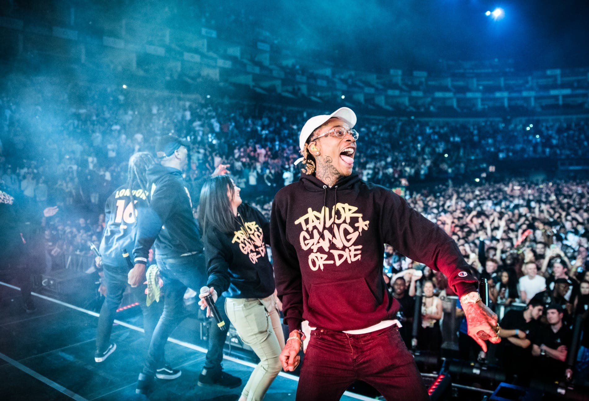 Taylor Gang and Wiz Khalifa at Red Bull Culture Clash at The O2 Arena in London, June 17, 2016