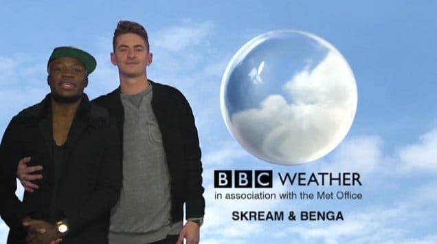Watch Skream & Benga do the weather as Annie Nightingale takes over Newsnight