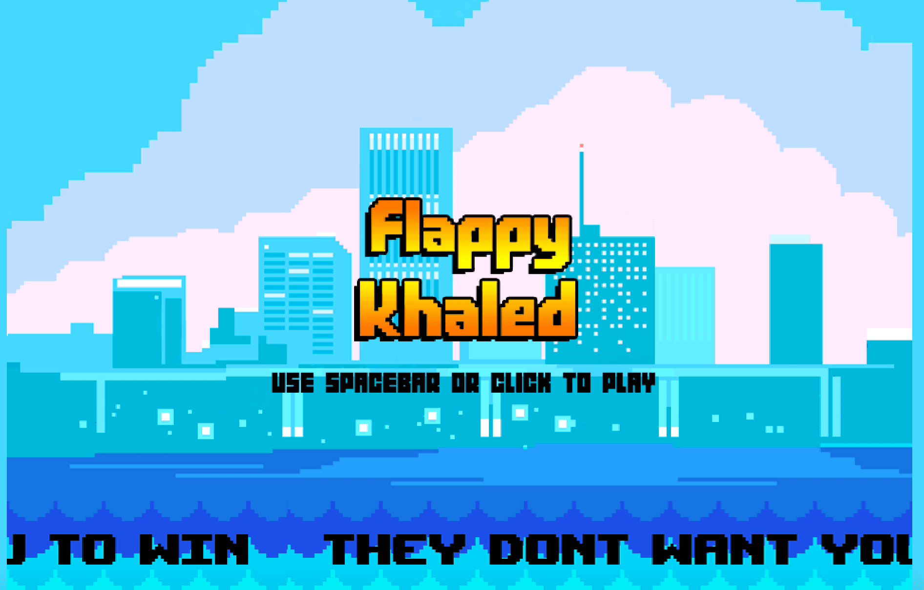 Some genius has made a DJ Khaled version of Flappy Bird