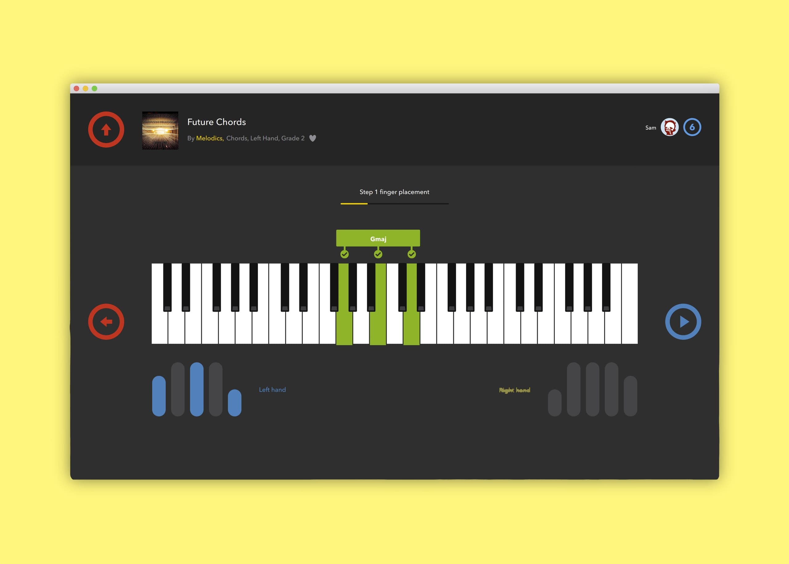 Melodics is a video game-like app that promises to make you a better musician with five minutes of practice a day