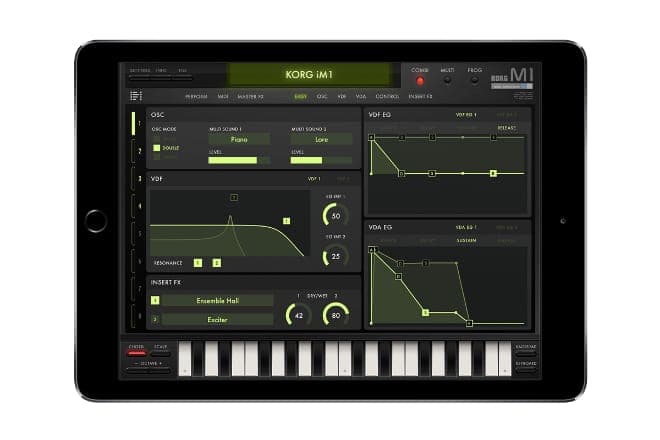 Korg recreates classic M1 digital synthesizer workstation for iPad