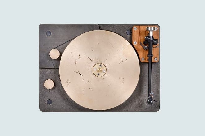 This cast-iron and bronze turntable will set you back $6,500