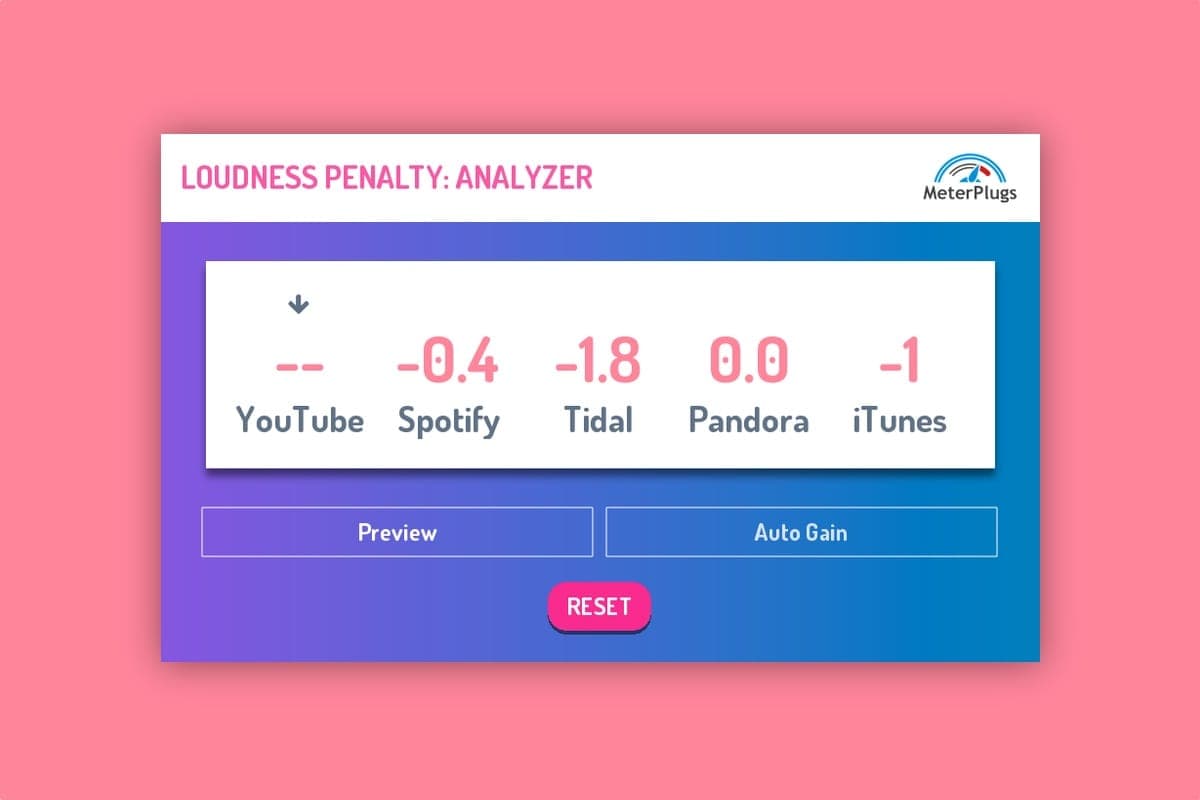 This plugin helps you tweak music for playback on streaming services