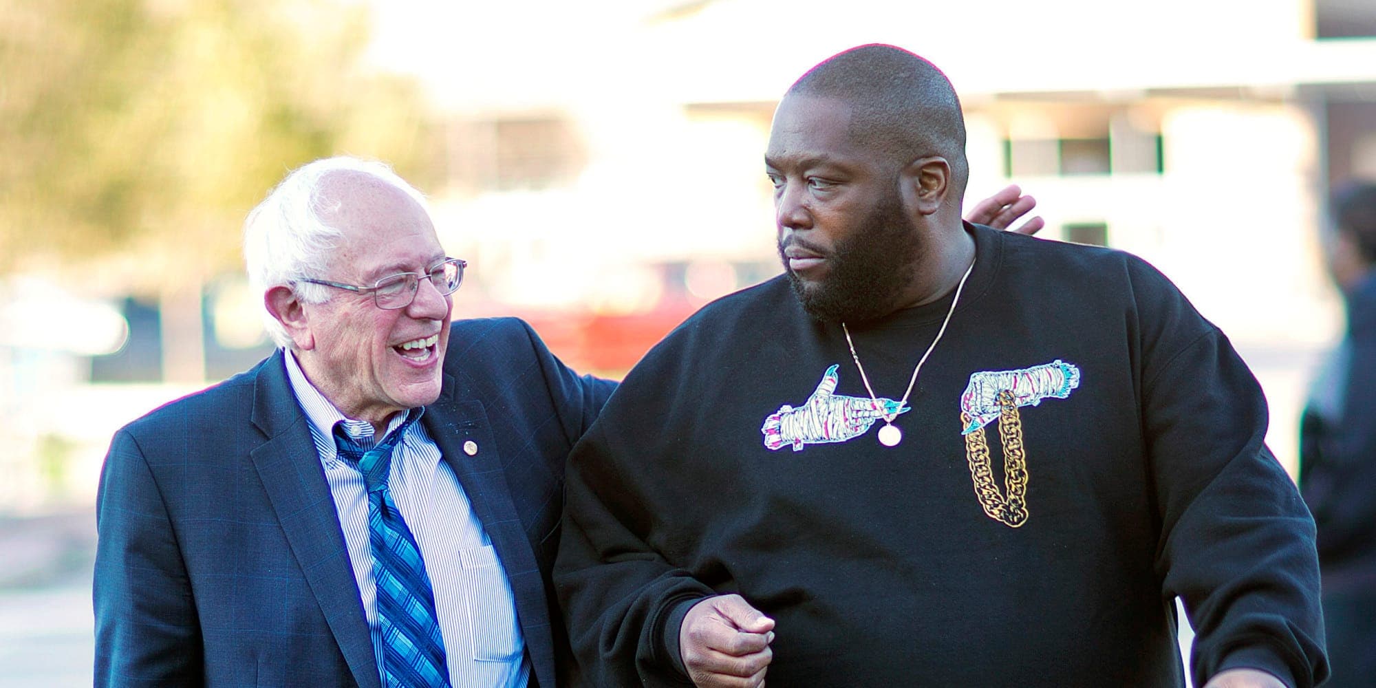 Bernie Sanders introduced Run The Jewels at Coachella